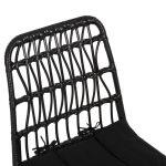 Καρεκλα Εξ.χωρου Allegra HM5453.12 Μεταλλο-Μαξιλαρι-Wicker Μαυρο 52x52x83,5yεκ. - Image 7