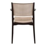 Καρεκλα Εξοχης Fylliana Best Καφε Με Μπεζ Χρωμα 57,5x55x80εκ - Image 4