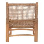 Καρεκλα Londer HM5986 Ξυλο Teak Σε Φυσικο Και Συνθετικο Rattan 63x77x77υεκ. - Image 6