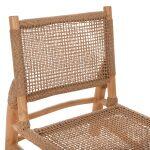Καρεκλα Londer HM5986 Ξυλο Teak Σε Φυσικο Και Συνθετικο Rattan 63x77x77υεκ. - Image 7