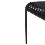 Καρεκλα Suki HM6053.02 Μεταλλo Kai Συνθετικο Rattan Σε Μαυρο 54x62x80υεκ - Image 10