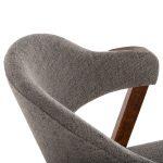 Καρεκλα Rider HM9734.01 Rubberwood Σε Καρυδι-Υφασμα Γκρι 59x59x83yεκ. - Image 10