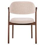 Καρεκλα Rider HM9734.02 Rubberwood Σε Καρυδι-Υφασμα Εκρου 59x59x83yεκ. - Image 6