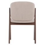 Καρεκλα Hana HM9746.11 Rubberwood Σε Καρυδι Χρωμα-Μπεζ Υφασμα 55,5x60x85yεκ. - Image 6