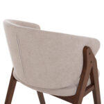 Καρεκλα Hana HM9746.11 Rubberwood Σε Καρυδι Χρωμα-Μπεζ Υφασμα 55,5x60x85yεκ. - Image 10