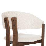 Καρεκλα Zarra HM9970.03 Rubberwood Σε Καρυδι-Εκρου Μπουκλε Υφασμα 55,5x59x81,5υεκ - Image 9