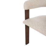 Καρεκλα Zarra HM9970.03 Rubberwood Σε Καρυδι-Εκρου Μπουκλε Υφασμα 55,5x59x81,5υεκ - Image 10