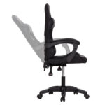 Καρεκλα Gaming Stratus HM1231.01 Μαυρο Pvc--Με Μαξiλαρακια Μεσης/Κεφαλης 60x59x117υεκ - Image 4