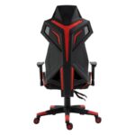 Καρεκλα Gaming Fylliana d-01 Τεχνοδερμα Μαυρη-Κοκκινη 53x47x127εκ - Image 6