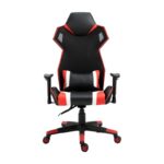 Καρεκλα Gaming Fylliana d-01 Τεχνοδερμα Μαυρη-Κοκκινη 53x47x127εκ - Image 7
