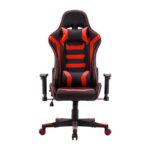 Καρεκλα Gaming Fylliana sar-1 Μαυρο-Κοκκινο Τεχνοδερμα 64x53x135εκ - Image 2