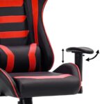 Καρεκλα Gaming Fylliana sar-1 Μαυρο-Κοκκινο Τεχνοδερμα 64x53x135εκ - Image 9