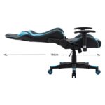 Καρεκλα Gaming Fylliana sar-1 Μαυρο-Μπλε Τεχνοδερμα 64x53x135εκ - Image 7