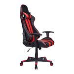 Καρεκλα Gaming Fylliana sar-12 Μαυρο-Κοκκινο Τεχνοδερμα 64x53x135εκ - Image 3
