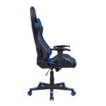 Καρεκλα Gaming Fylliana sar-12 Μαυρο-Μπλε Τεχνοδερμα 64x53x135εκ - Image 4