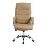 Καρεκλα Γραφειου Zamora Διευθυντικη HM1087.09 Σε Camel Χρωμα 51x71x123 Εκ. - Image 3