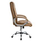 Καρεκλα Γραφειου Zamora Διευθυντικη HM1087.09 Σε Camel Χρωμα 51x71x123 Εκ. - Image 4