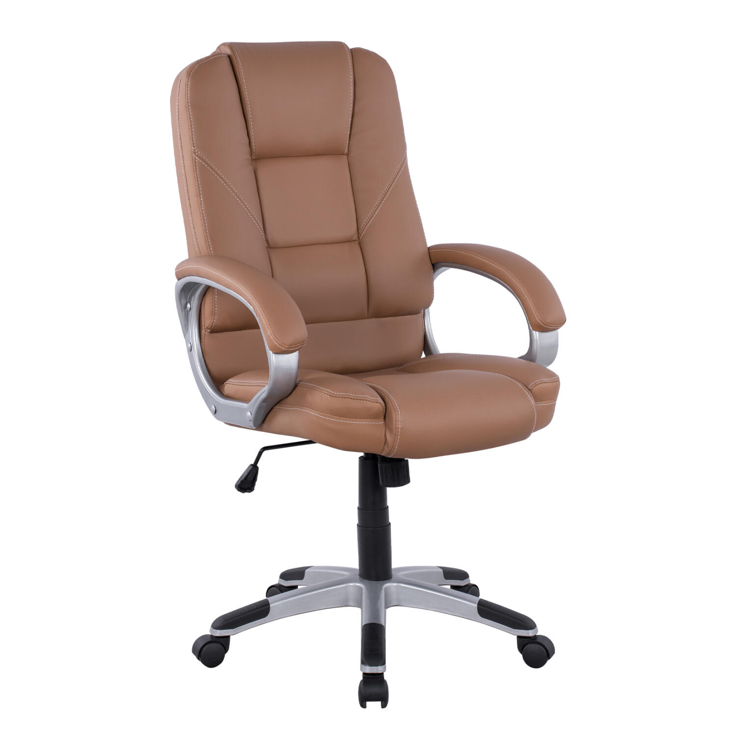 karekla-grafeioy-dieythyntiki-fb9109109-2 Καρεκλα Γραφειου Jaya HM1091.09 Camel 64χ71χ118 Εκ - Image 1