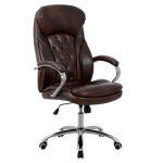 Καρεκλα Γραφειου Lanisha HM1099.09 PU Σε Καφε 65x73x125υεκ