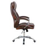 Καρεκλα Γραφειου Lanisha HM1099.09 PU Σε Καφε 65x73x125υεκ - Image 4