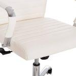 Καρεκλα Γραφειου Boss Διευθυντου HM1059.32 Λευκο PU Ποδι Χρωμιου 53x57x109υεκ. - Image 8