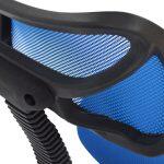 Καρεκλα Γραφειου Akhila HM1026.06 Μπλε Υφασμα Mesh 40,5x50,5x91,5 Εκ. - Image 9