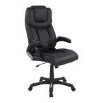 Καρεκλα Γραφειου Thorin HM1050.01 Με Massage Μαυρη Homemarkt 62x70x127y Εκ.