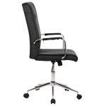 Καρεκλα Γραφειου Josef HM1181.04 Μαυρο Βελουδο-Inox Βαση 58x61x105-113yεκ. - Image 4