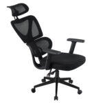 Καρεκλα Γραφειου Novar HM1218.01 Μαυρo Mesh--Βαση Pp 51x49x121-129υεκ - Image 6