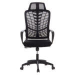 Καρεκλα Γραφειου Elvar HM1219.01 Μαυρo Mesh--Βαση Πολυπροπυλενιου 63x56x125υεκ - Image 3