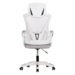 Καρεκλα Γραφειου Salas HM1223.02 P.p. Λευκο-Γκρι Mesh Υφασμα 57x71x110-120υεκ - Image 6