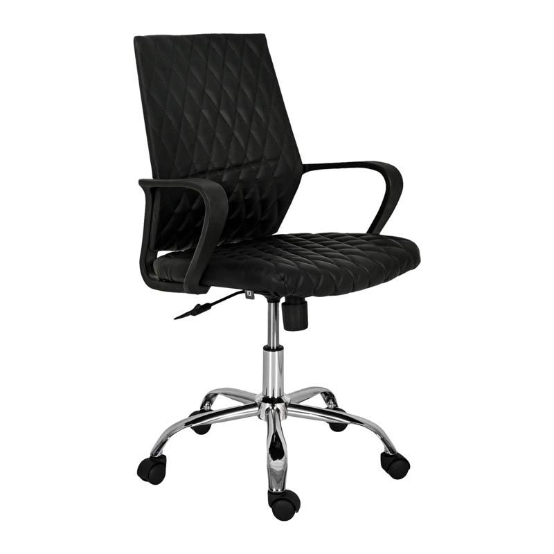 karekla-grafeioy-fylliana-5568-mayro-technoderma-59x61x95-105ek1771488003 Καρεκλα Γραφειου Fylliana 5568 Μαυρο Τεχνοδερμα 59x61x95/105εκ - Image 1