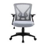 Καρεκλα Γραφειου Fylliana FL20-2Β Γκρι Χρωμα 60x63x90/105εκ - Image 2