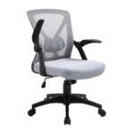 Καρεκλα Γραφειου Fylliana FL20-2Β Γκρι Χρωμα 60x63x90/105εκ - Image 6