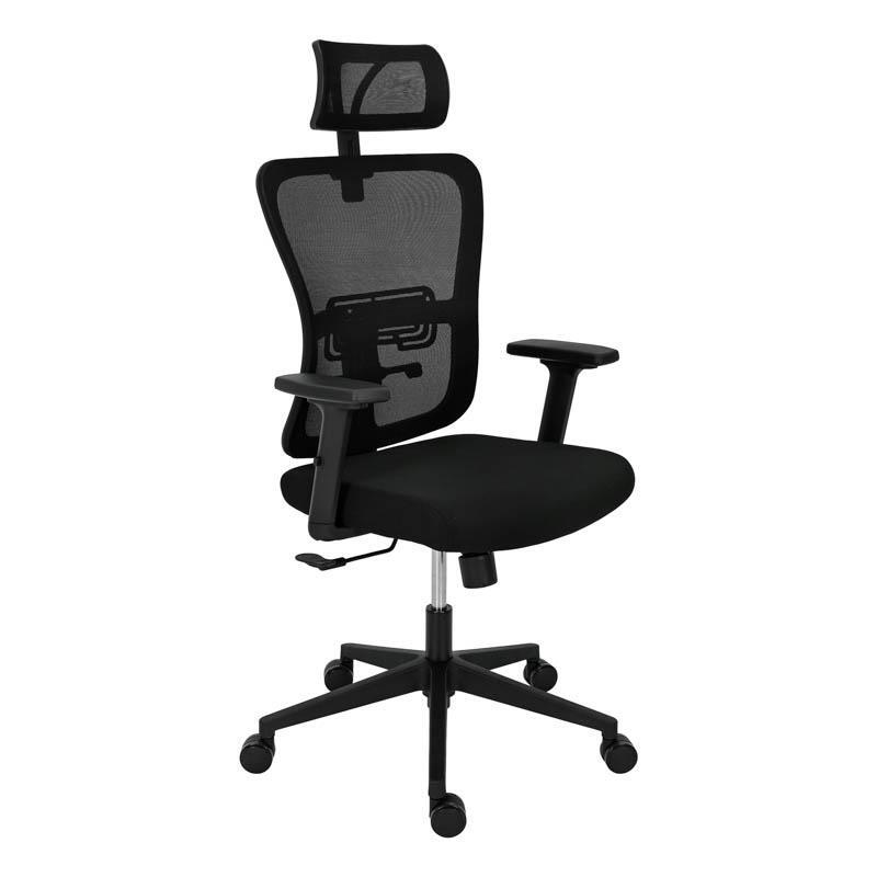 karekla-grafeioy-fylliana-fl9088-mayri-plati-mayro-kathisma-60x60x119-129ek1773671102 Καρεκλα Γραφειου Fylliana FL9088 Μαυρη Πλατη-Μαυρο Καθισμα 60x60x119-129εκ - Image 1
