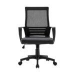 Καρεκλα Γραφειου Fylliana FL19-3Α Μαυρο Χρωμα 60x63x95/105εκ - Image 2