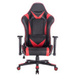 Καρεκλα Γραφειου-Gaming Fylliana 9880 Μαυρο Με Κοκκινο Τεχνοδερμα 70.5x71x128εκ