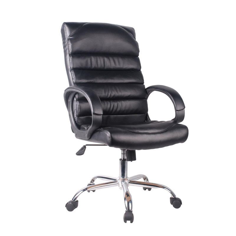 karekla-grafeioy-mayri-dermatini-6320-607051005-1135-1 Καρεκλα Γραφειου Fylliana Μαυρη Δερματινη 6320 60x70.5x100.5/113.5εκ - Image 1