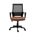 Καρεκλα Γραφειου Fylliana FL19-3Α Καφε Χρωμα 60x63x95/105εκ - Image 4