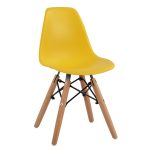 Καρεκλα Twist Kid τμχ.hm8453.04 Ξυλινα Ποδια &Καθισμα Κιτρινο Pp 30,5χ33χ59 Εκ