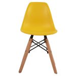 Καρεκλα Twist Kid τμχ.hm8453.04 Ξυλινα Ποδια &Καθισμα Κιτρινο Pp 30,5χ33χ59 Εκ - Image 3