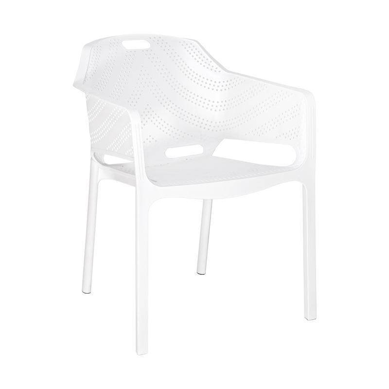 karekla-kipoy-fylliana-dina-leyko-chroma-59x60x82ek1747316103 Καρεκλα Κηπου Fylliana Dina Λευκο Χρωμα 59x60x82εκ - Image 1