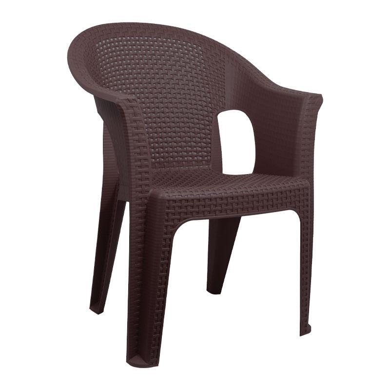 karekla-kipoy-fylliana-melina-kafe-chroma-62x43x86ek1700046302 Καρεκλα Κηπου Fylliana Melina Καφε Χρωμα 62x43x86εκ - Image 1