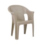 Καρεκλα Κηπου Fylliana Melina Μπεζ Χρωμα 62x43x86εκ