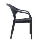 Καρεκλα Κηπου Fylliana Roshen Ανθρακι Χρωμα 59x44x83εκ - Image 4