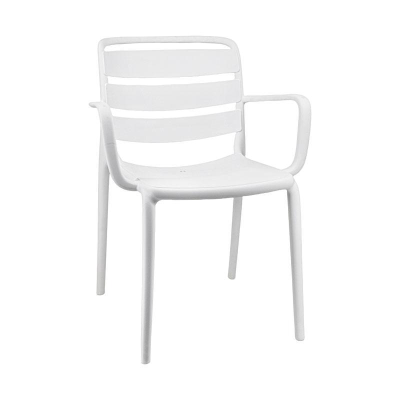 karekla-kipoy-fylliana-talia-apo-polypropylenio-pp-leyko-chroma-56x60x81ek1761723002 Καρεκλα Κηπου Fylliana "Talia" Απο Πολυπροπυλενιο (Pp) Λευκο Χρωμα 56x60x81εκ - Image 1