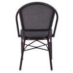 Καρεκλα Pretoria Μεταλλικη Bamboo Look Καφε HM5718 54x62x89 Εκ. - Image 6