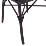 Καρεκλα Pretoria Μεταλλικη Bamboo Look Καφε HM5718 54x62x89 Εκ. - Image 10