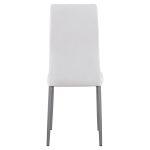 Καρεκλα Μεταλλικη Lady HM0037.11 Λευκο PU Μεταλλικο Σκελετο K/D 40x48x95y Εκ. - Image 6