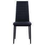 Καρεκλα Μεταλλικη Lady HM0037.12 Μαυρο PU Μεταλλικο Σκελετο K/D 40x48x95 Εκ. - Image 3